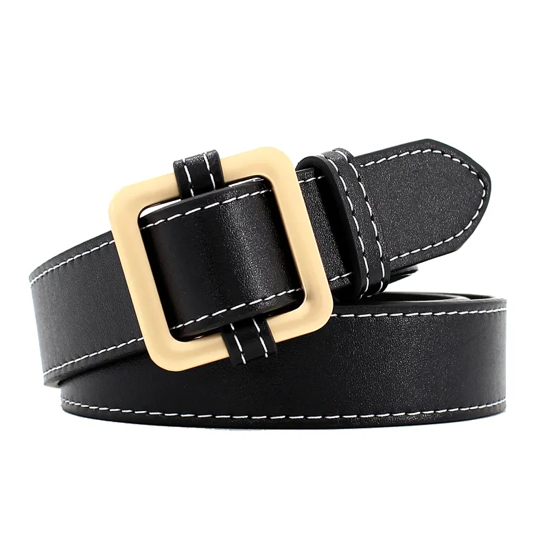 2021 New Design No Hole Belts Higg Quality Without Pin Designer Strap For Pants Jeans
