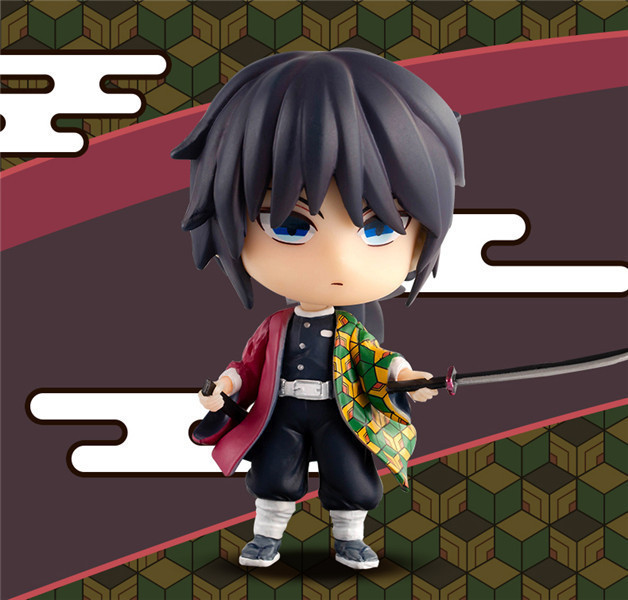 Demon Slayer: Kimets No Yaiba Agatsuma Zenitsu Kamado Nezuko and Kamado Tanjirou Аниме Фигурка героя мультфильма игрушка ПВХ фигурка
