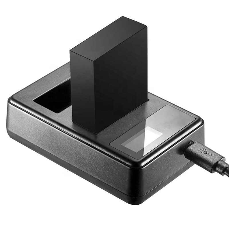 Светодиодный дисплей Micro USB с двумя Цифровая видеокамера аккумуляторная батарея зарядное устройство для Canon Rebel T5i T4i T3i T2i EOS 600D 550D 700D
