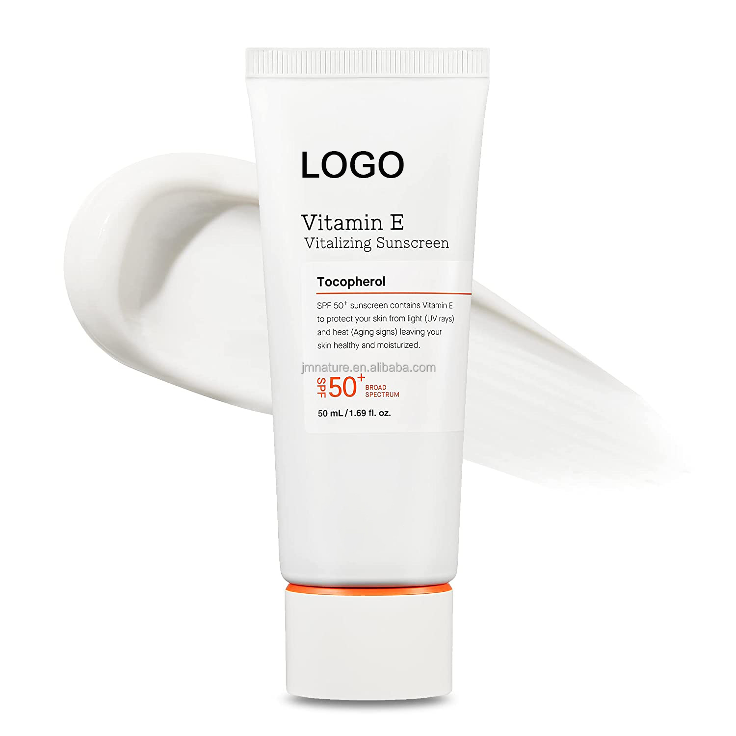 Собственная торговая марка OEM, витамин E SPF 50 + Повседневный солнцезащитный крем без отбеливания, сильная защита от Уфа и уфв лучей