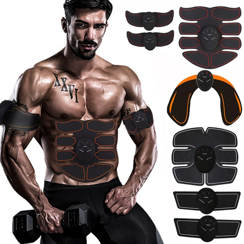 Smart Muscle Stimulator Abdominal Trainer EMS Fitness Abdominal Training Electric Body Butt Weight Loss Slimming Device Massager