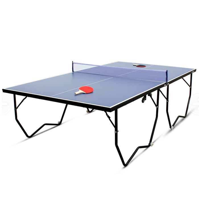 Cheap indoor mdf 12mm table pingpong with folding legs