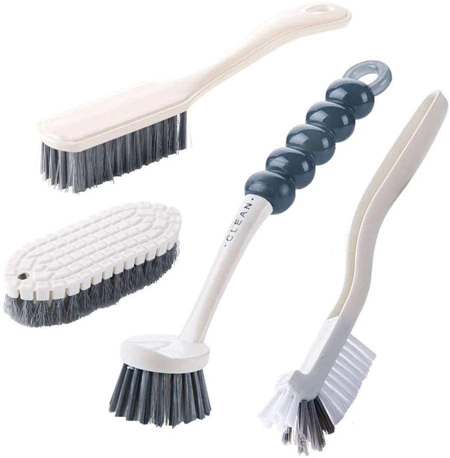 Cleaning Brush Set ,4Pcs Multipurpose Brushes For Kitchen Cleaning Set