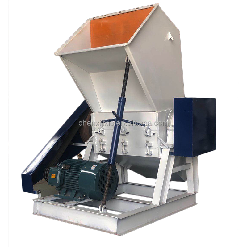 Factory 11kw Crushing nylon recycling machine Plastic chipper shredder Plastic crusher line price