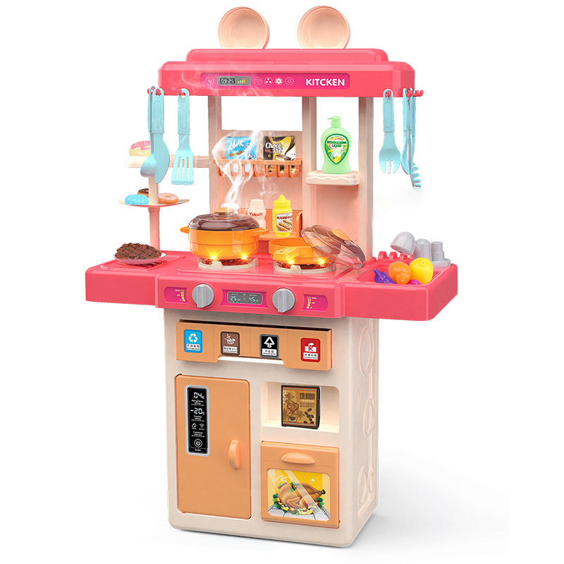 Wholesle Pretend Play Sets Kids Kitchen Toy Happy Children play kitchen food model toys hot sale in amazon toy for girl