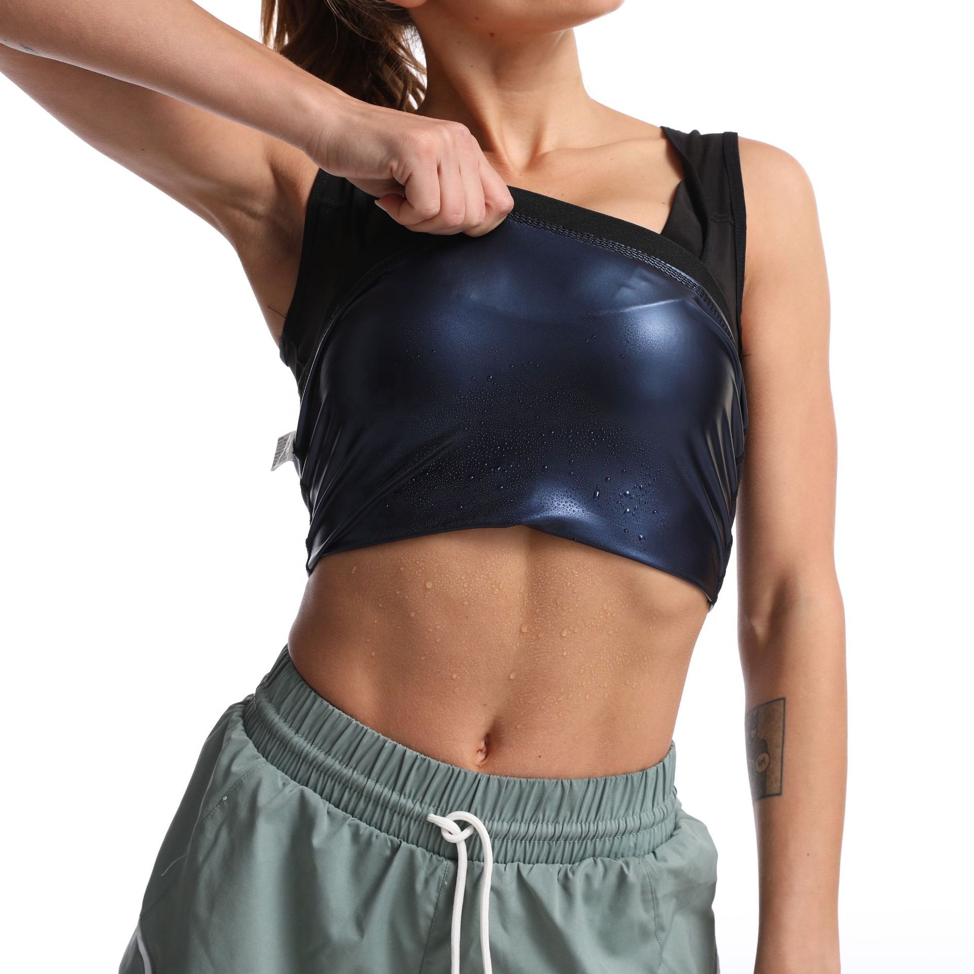 Wholesale neoprene sauna body shaper sweat vest shapewear for women slimming