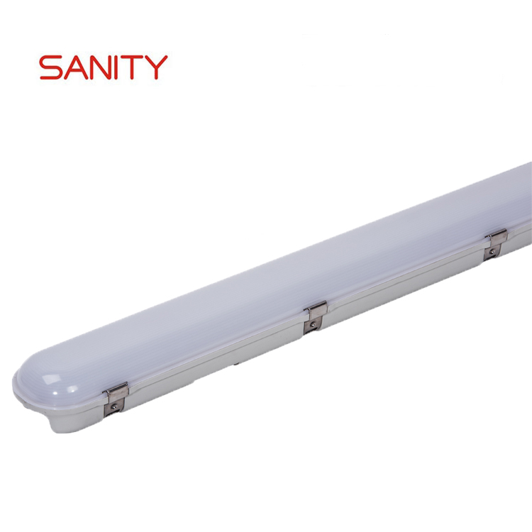 T8 Led Tri-Proof Light Energy Saving 3500K Fluorescent Lighting Fixture