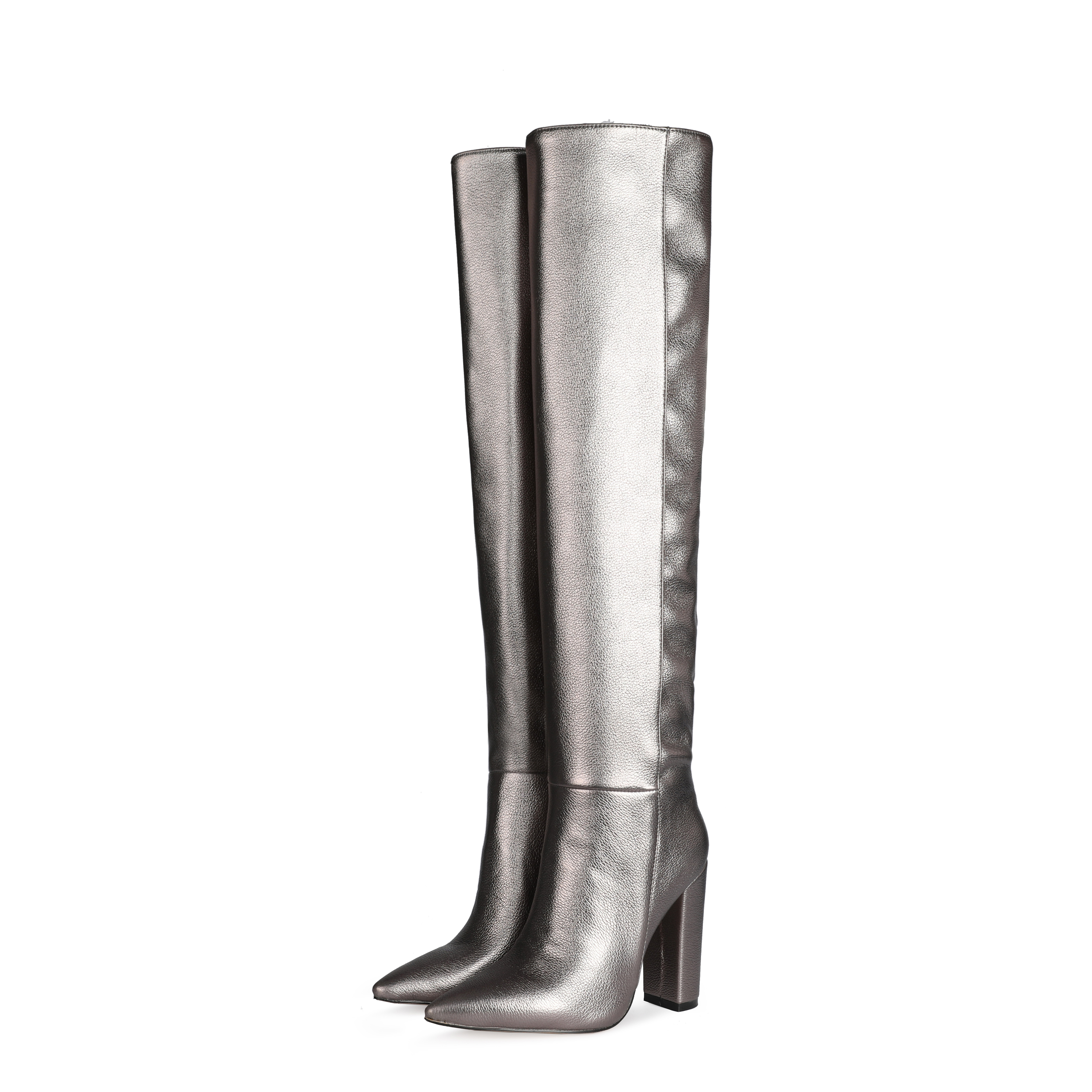 Wholesale thick heel sexy thigh high-top women boots Pu leather women's sleeveless over-the-knee boots