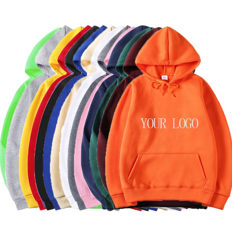 Custom logo blank street wear wool jogging clothing hoodie men's clothing men blank hoodie sweatshirt