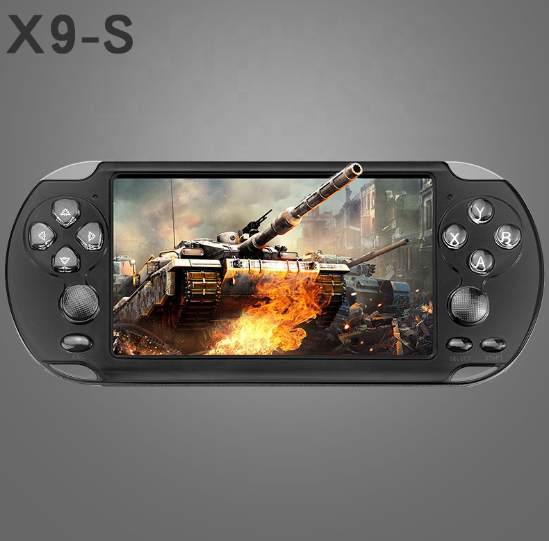 Высокое качество X9-S Классическая портативная игровая приставка в игроков Встроенный 10000 игры HD 5,1 inch двойной джойстик портативные игровые консоли