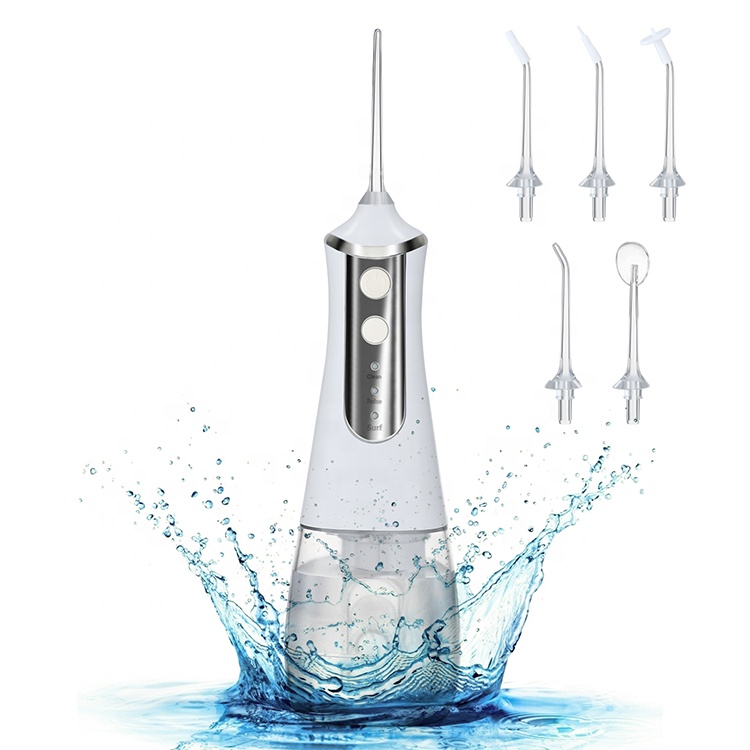 Rechargeable Waterproof Portable Handle cordless teeth whiten Teeth Cleaning Water dental Flosser