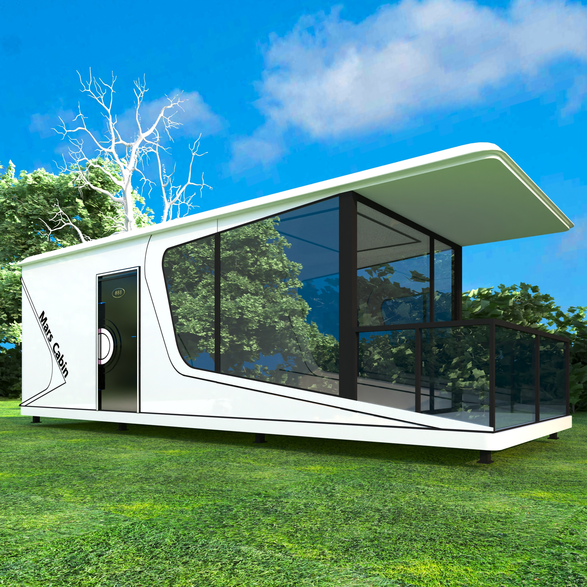 Modern Smart Mobile Modern Eco Chinese Prefab Hotel House Modular Etong Space Capsule Home