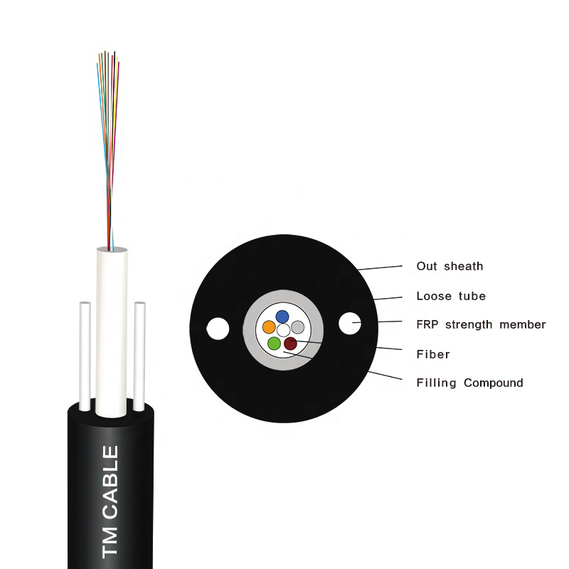 Central Bundled Outdoor Aerial Cable Fiber Optic Cable GYXFTY