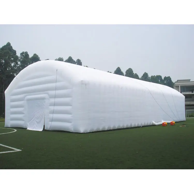 Наружная белая футбольная надувная купольная палатка для свадьбы вечеринки