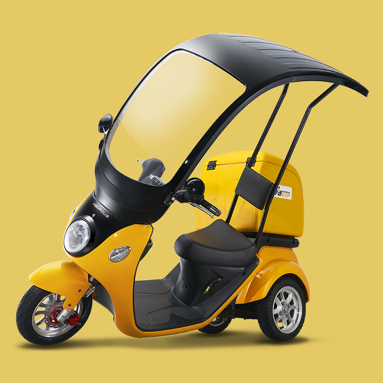 A30 2000W 3-х колесный электрический скутер баланс мотоцикл jzera для пиццы с крышей