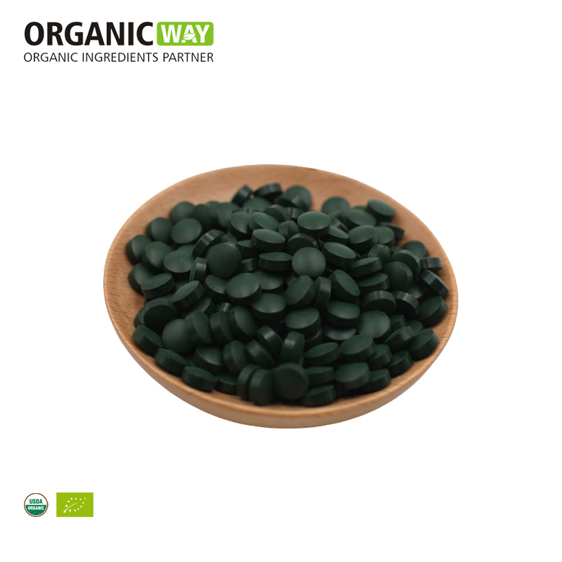 EU organic spirulina powder bulk organic spirulina tablet