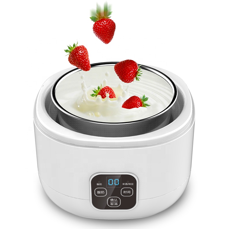 Оптовая продажа, домашняя кухонная Йогуртница Yoice, Высококачественная новая мини-Йогуртница из нержавеющей стали, автоматическая электрическая Йогуртница