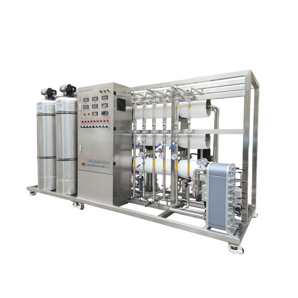 RO-5000L Cosmetic Dual Stage Mineral High Quality Stainless Steel Push Button Control Purified Water Treatment Device