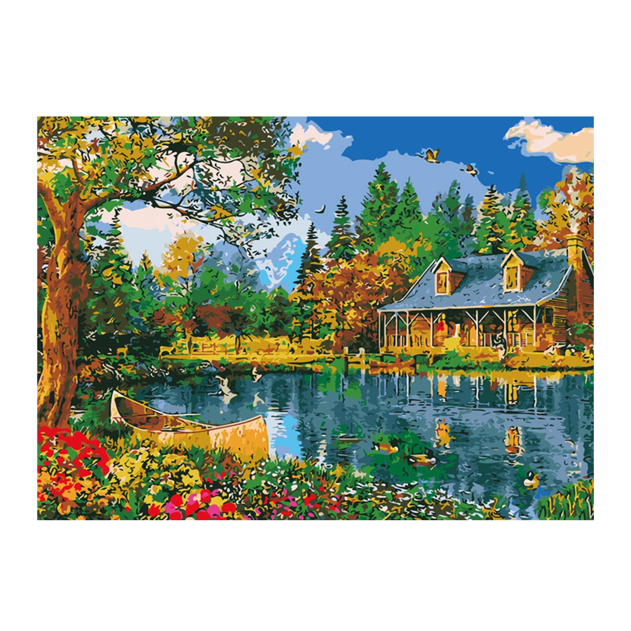 40*50 см, ручная роспись, цифровая масляная живопись «сделай сам»