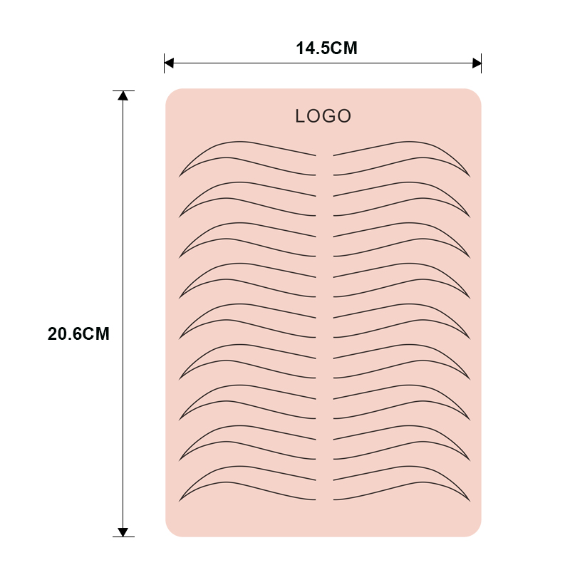 Pigment Guide Module Microshading Solong Template Permanent Makeup Pmu Tattoo Microblading Practice Skin