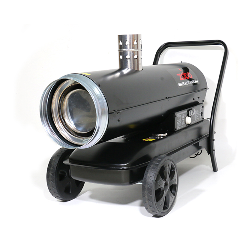 ZOBO ZB-H170 50 кВт, непрямой дизельный керосиновый воздухонагреватель для курятника с CE дымовой установкой