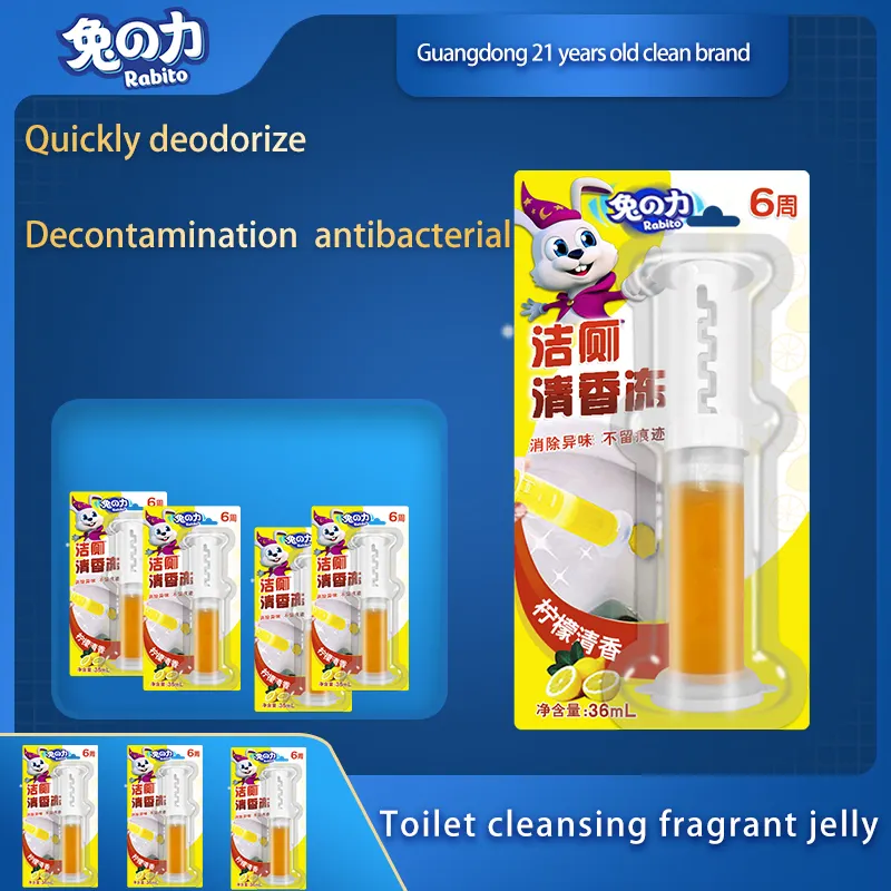 Aromatic Toilet Cleaning Deodorant Gel Fragrance Bathroom Freshener Toilet Gel Cleaner