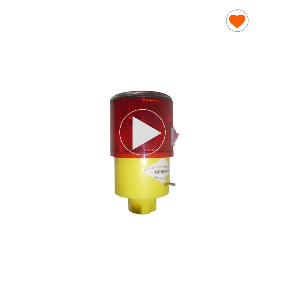 China manufacturer flash light solar warning lamp for tower crane