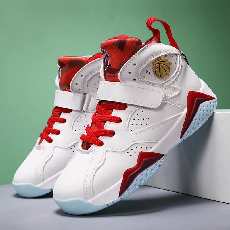Wholesale Boys Girls Non-Slip Sneakers Durable Kids Running Shoes Outdoor Trainers Kids Basketball Shoes  Little Kid/Big Kid 