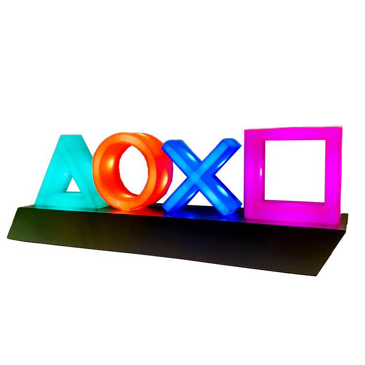 Игровые аксессуары для PS4, иконка, свет, игровая сцена, декоративная лампа, красочные огни для PS4, игровой светильник, светодиодная подставка