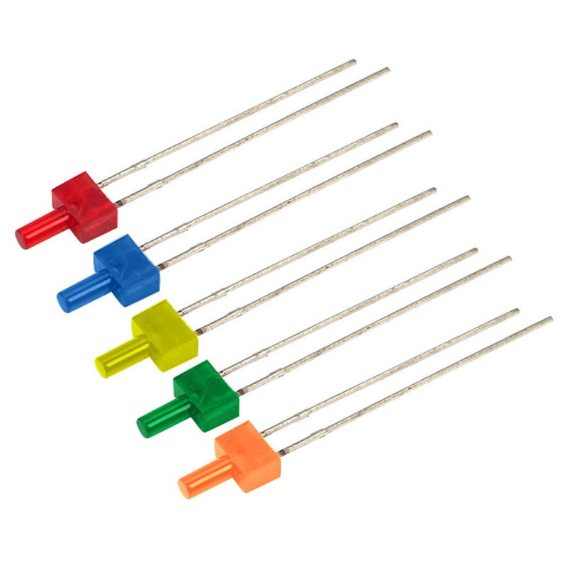 2mm LED Bi-Color Diffused Red Blue Common Anode Round Light Emitting Diode Dual FoggyTwo Plug-in Practice DIY