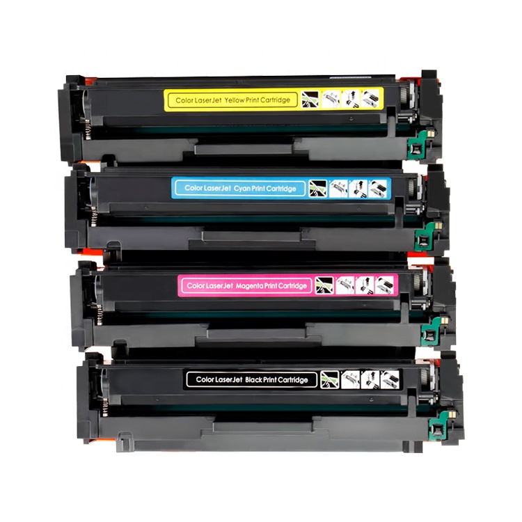 Цветной лазерный тонер-картридж 202A CF500A CF501A CF502A CF503A для HP Color LaserJet Pro M254 M281 M280