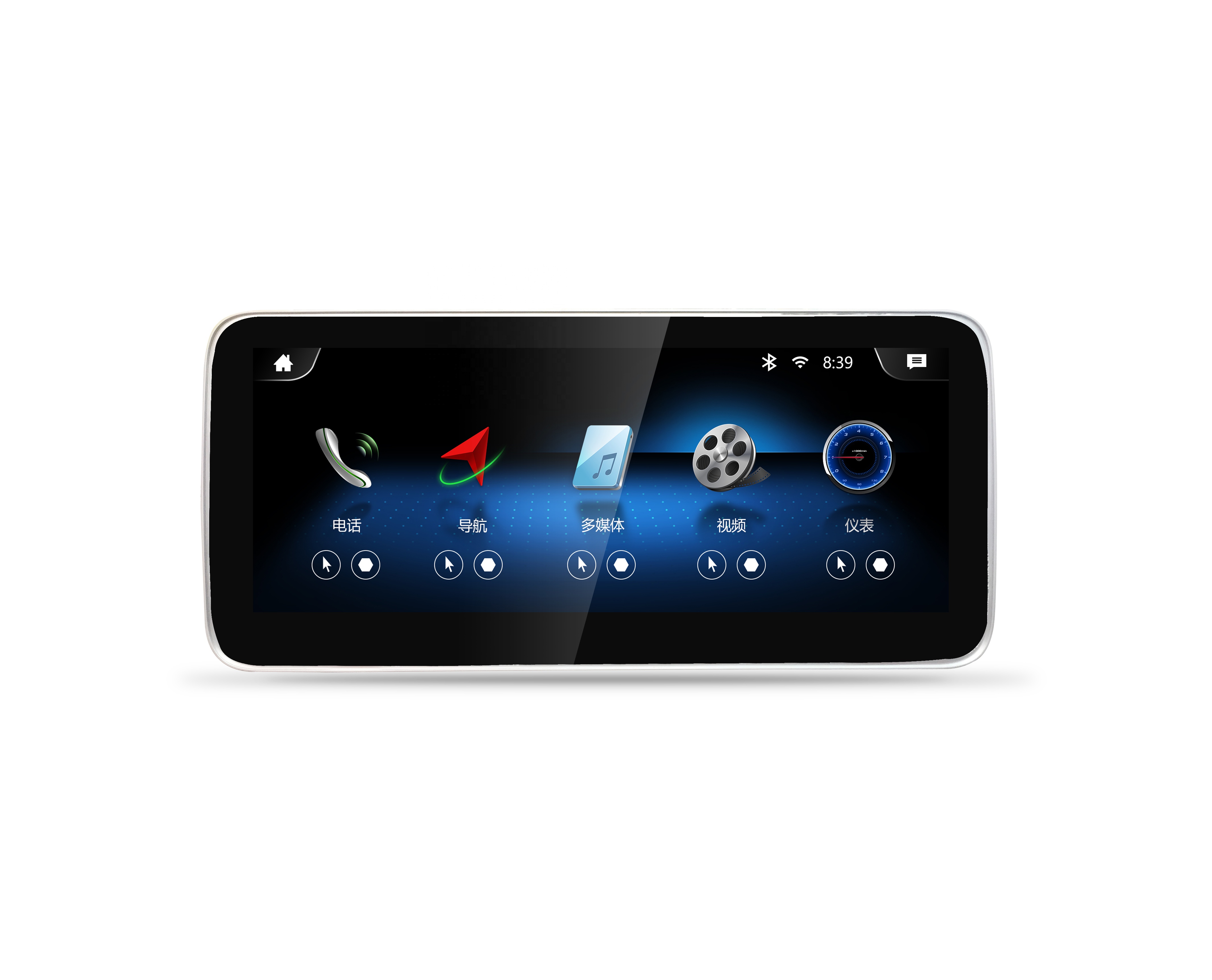 YZG Qualcomm Android 10,0 8 ядер 4 + 64 Гб 10,25 дюйма 1920X720 мультимедийная система Радио Android экран для Benz Mecedes W221 W211