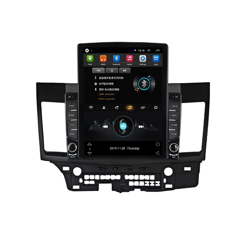 MEKEDE TESLA Android 9 2G + 32G четырехъядерный автомобильный DVD-плеер для Mitsubishi Lancer ex 2008-15 Радио стерео аудио GPS WIFI BT IPS DSP