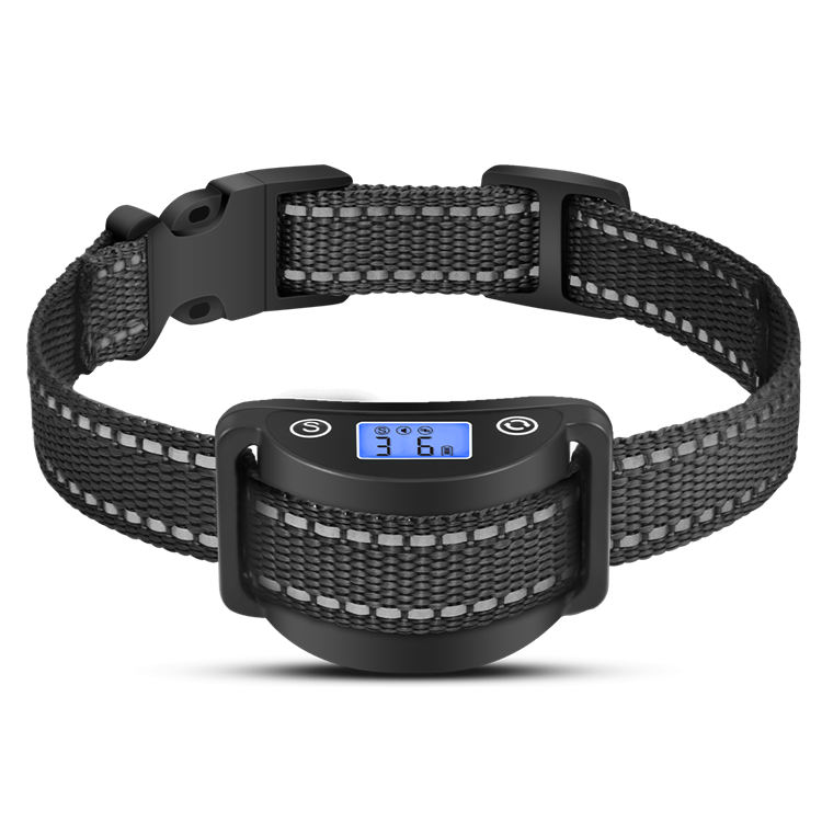 New Pet Training Products Led Digital Display Rechargeable USB Anti Dog Bark Collar