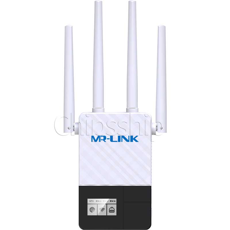 MR-LINK ретранслятор Wi-Fi, усилитель 1200 Мбит/с, OLED дисплей, два диапазона, 4 антенны
