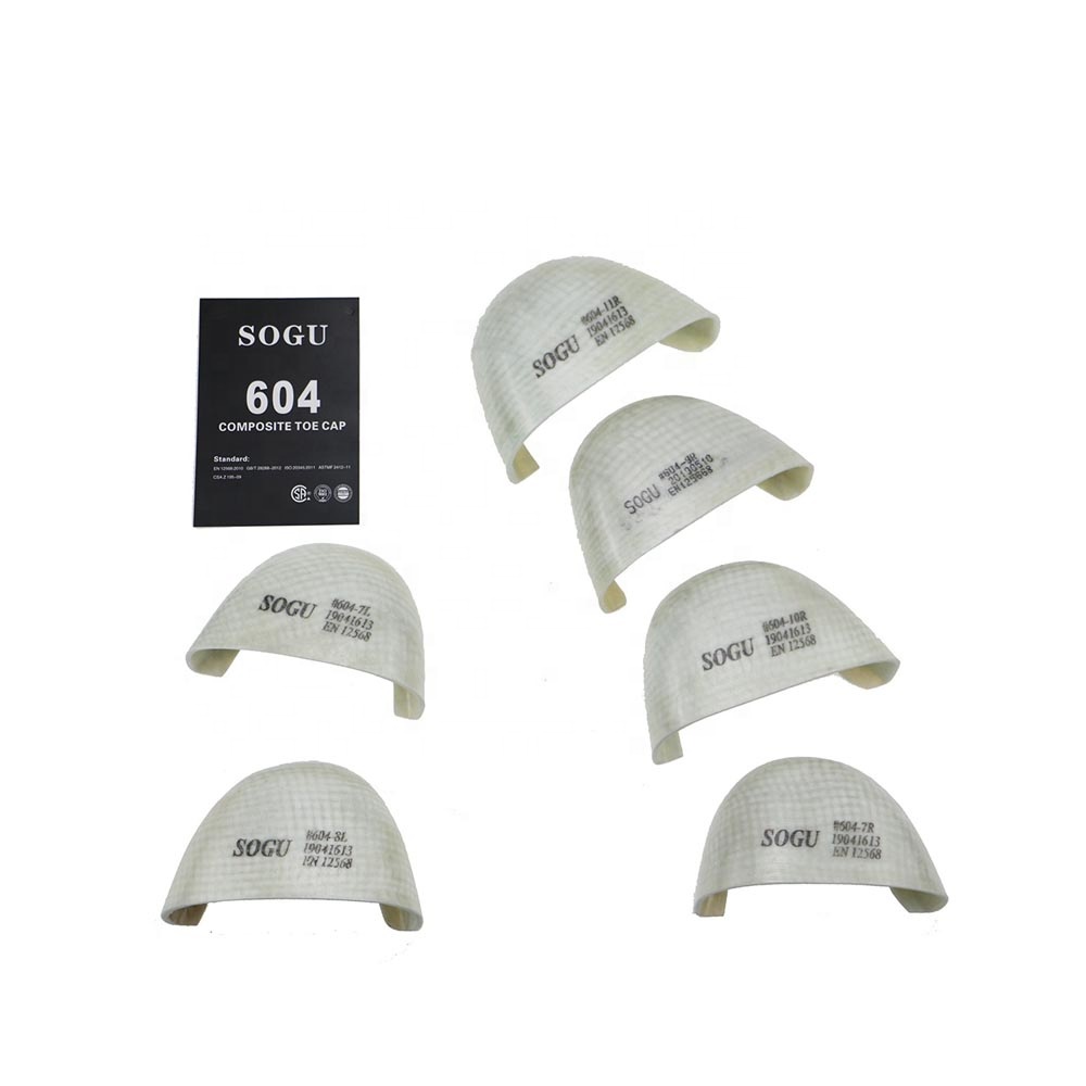604# EVA-strip removable fiberglass toe caps composite toe cap for safety shoe inserts parts