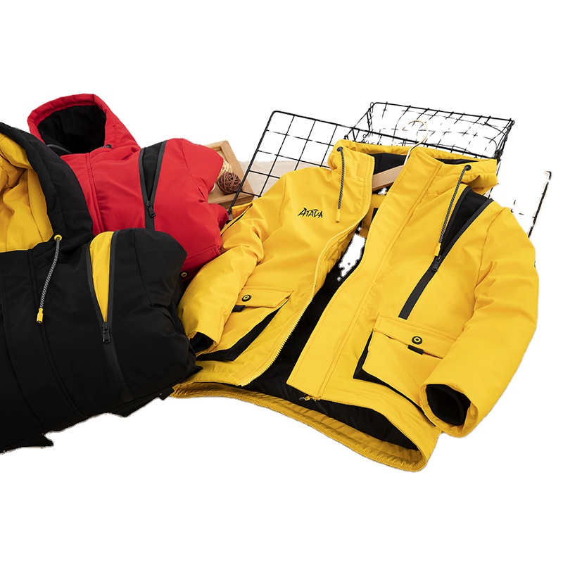 Fashion Winter Kids Jacket Parka Winter Coat Girl's Faux Fur Lined Parka Children's Fur Coat
