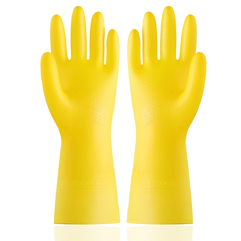 High Durable Household PVC Gloves Waterproof Rubber Kitchen Cleaning Laundry Dishwashing Work Protection Wholesale Food