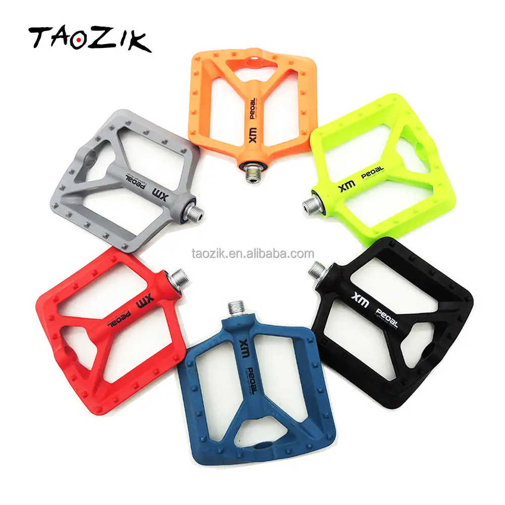 Taozik NL-32 Nylon bearings XM 9/16 plastic RTS read to ship bicycle pedal defferent color DOUBLE BEARING