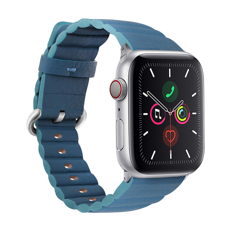 Новинка 2020, кожаный ремешок с пряжкой для часов Apple SE 6 5 4 3 2 1