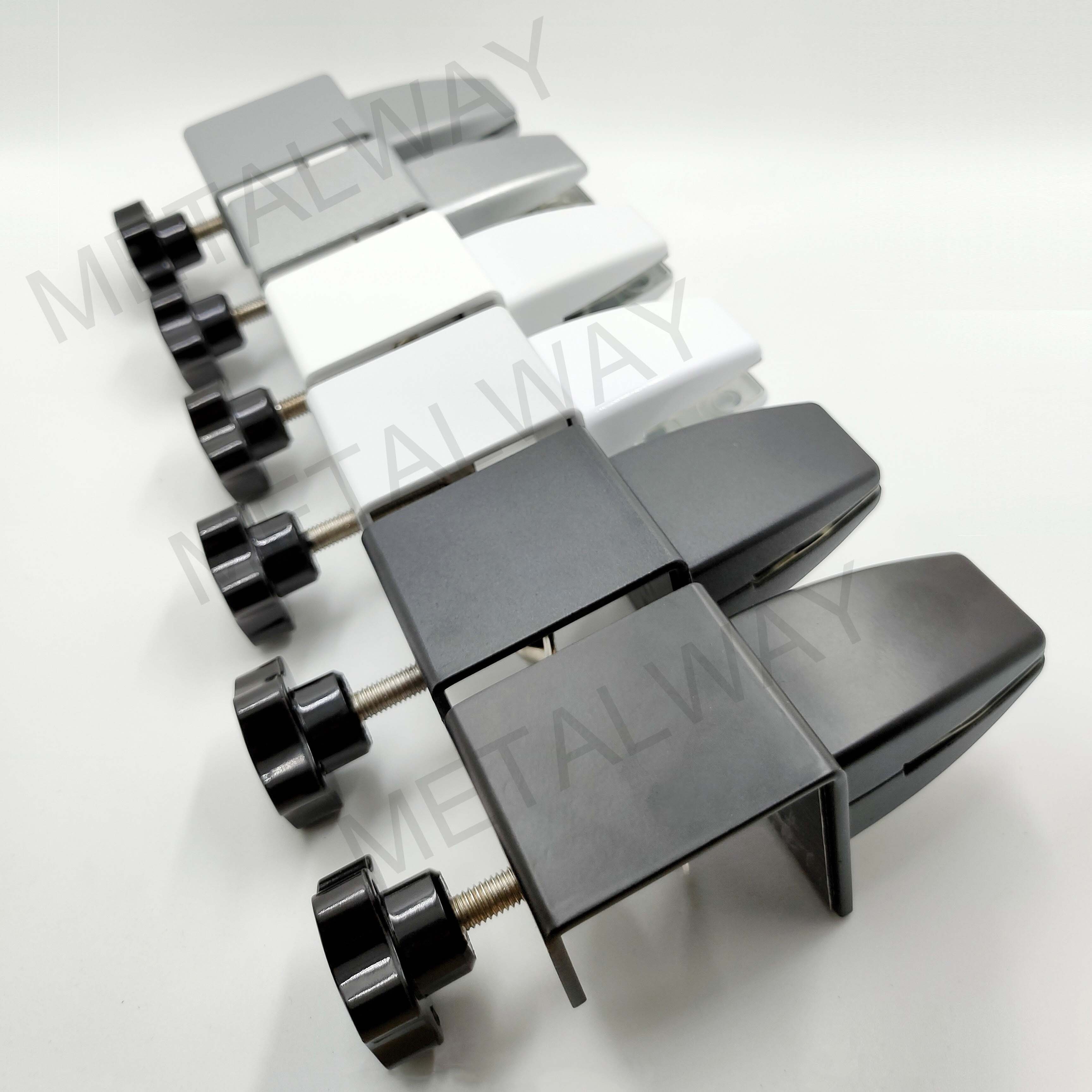 Office Aluminum C Shape Desk Screen Partition Clamp