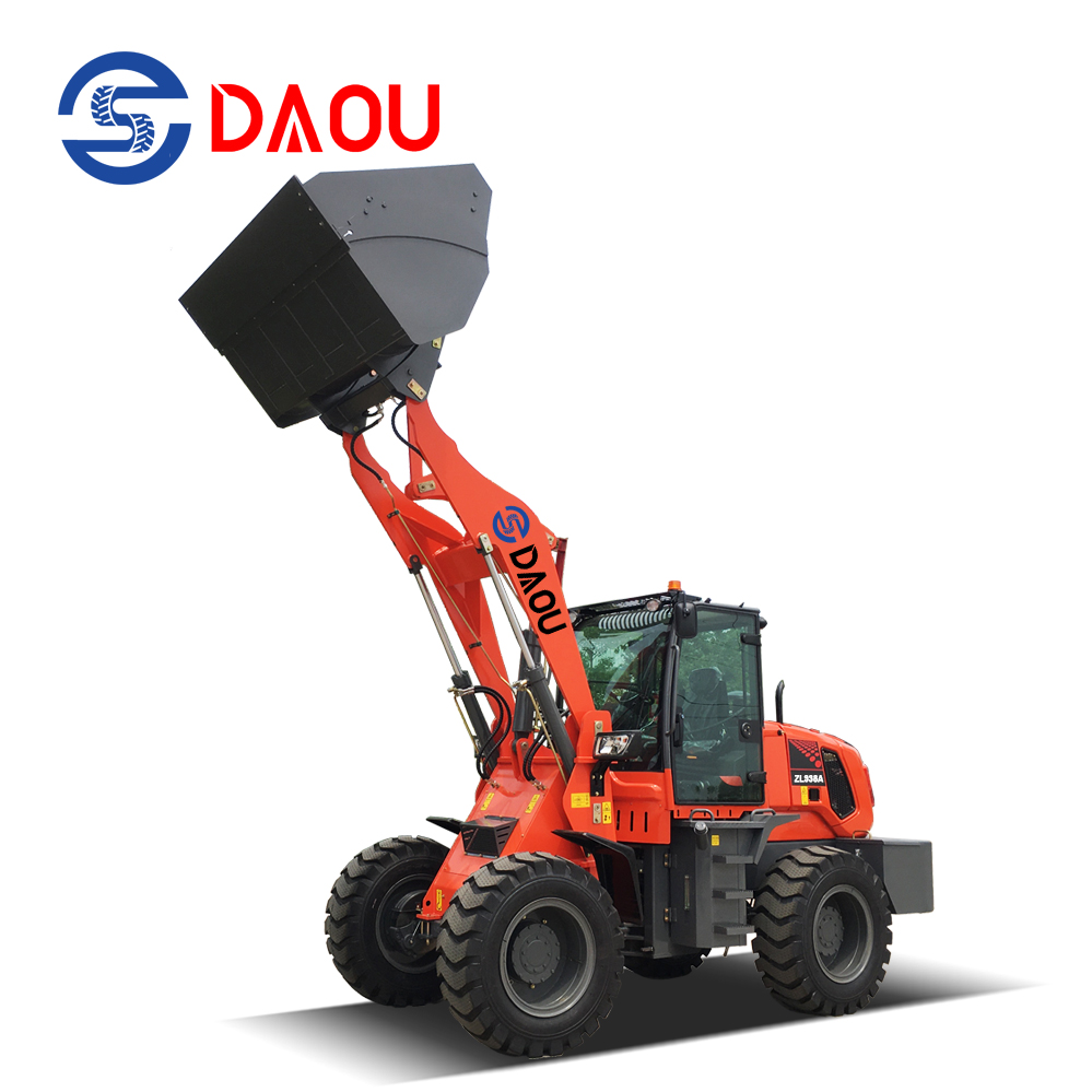 new design 2 ton grain bucket loader front loader shovel loader price