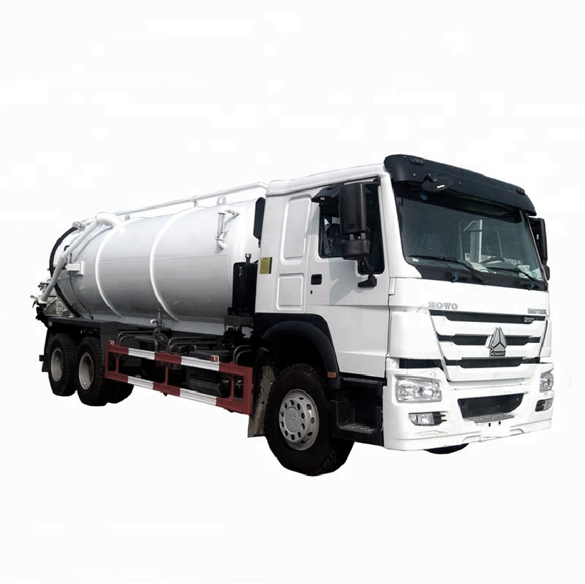 Howo 4X2 8000L 190HP вакуумный грузовик высокого давления, вакуумный грузовик для канализации, вакуумный танкер для продажи