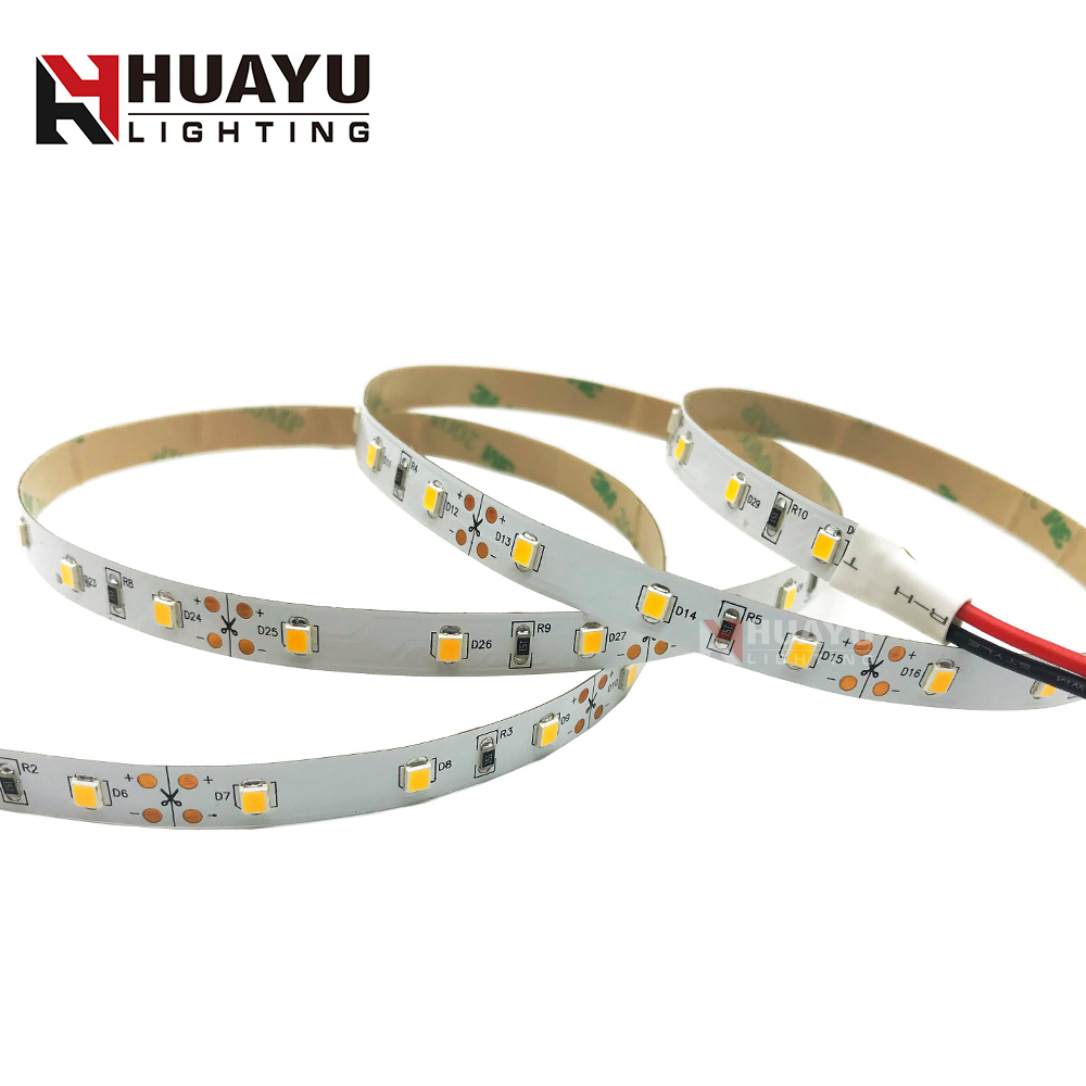 Высококачественная Гибкая СВЕТОДИОДНАЯ лента SMD 2835 60 светодиодов/м 12 В постоянного тока/24 В постоянного тока для рекламного освещения