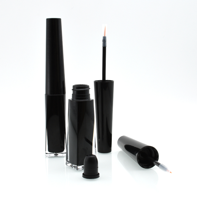 free samples wholesale customize luxury eyeliner tube plastic eyeliner tube 3ml black plastic empty eyeliner tube for mascara