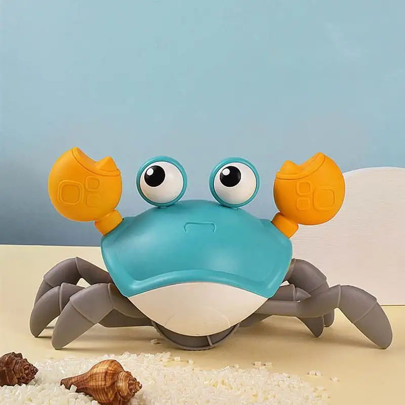 Toddlers Toy Light Music Crawling Fun Toys For Children Educational Toys Rechargeable Birthday Gifts Escape Crab Induction