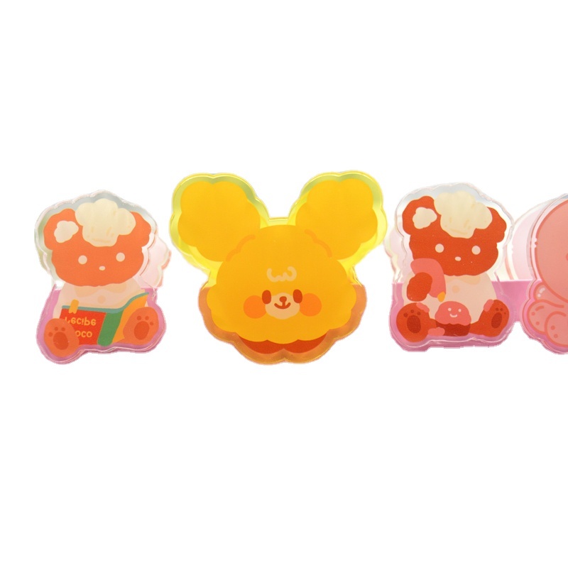 High-quality Custom Acrylic Paper Clips Cartoon Clip Factories Cute Plastic Clamp Acrylic Claw Clip