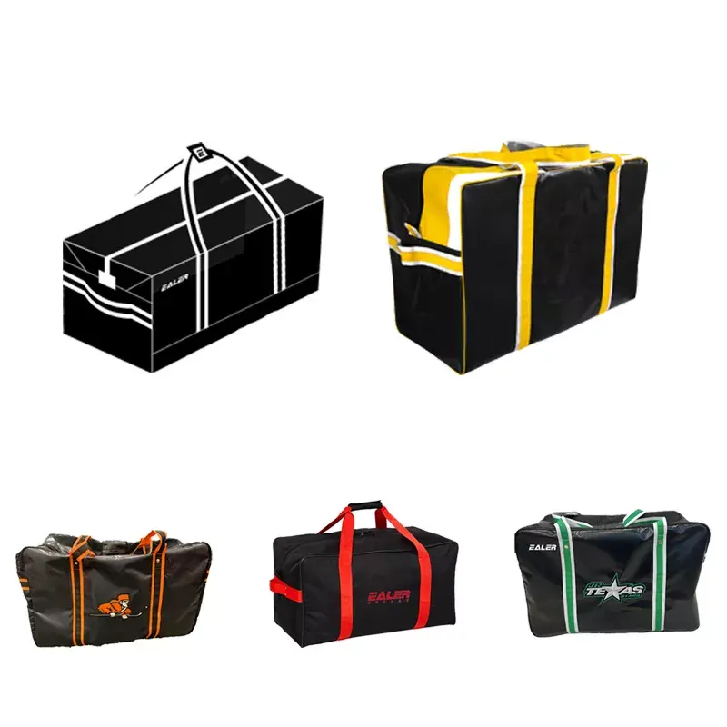 HIQ Hockey Equipment Bags Embroidery Hockey Bag Custom Ice Hockey Sports Bags