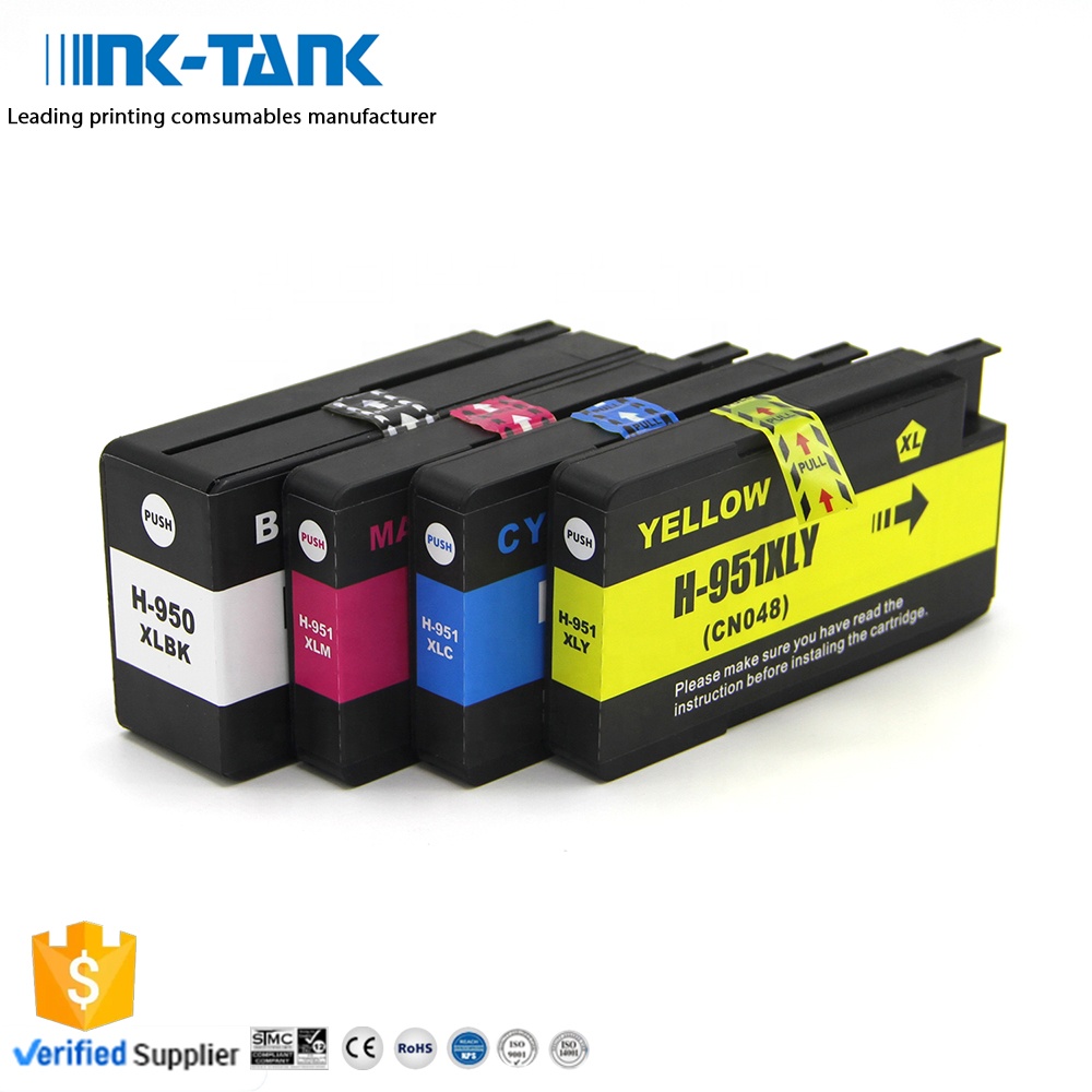 INK-TANK 950 951 XL 950XL 951XL премиум цвета совместимый картридж с чернилами для HP950XL для HP950 для струйного принтера HP Officejet Pro 8650 8610