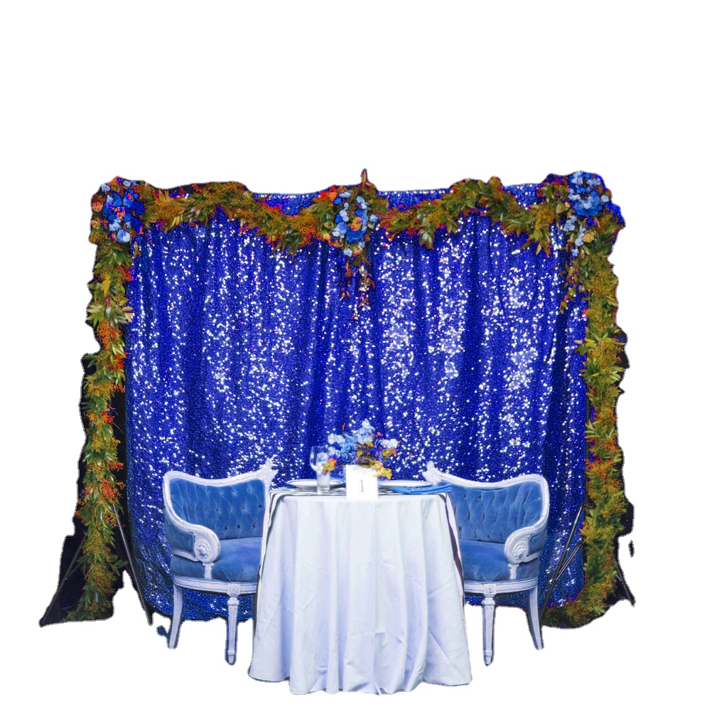 Glitter Attractive Various Sequin Backdrop Cloth Party Wedding Photo Booth Background For Stage Backdrop Or Room Divider